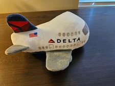 Delta Airlines Plush Airplane 9" Stuffed Toy