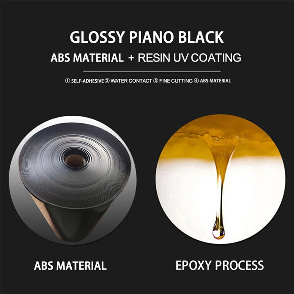 10Pcs Navigation For Porsche Cayenne Sport SUV 2003-2010 Gloss Black Panel Trim - Imagem 3 de 4