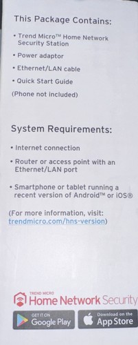 Trend Micro Home Network Security Station Firewall WiFi Privacy Protection OEM - Picture 4 of 5