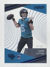 Jake Luton 2020 Panini Chronicles Clear Vision Blue RC /99 #CV-30 NFL Jaguars QB