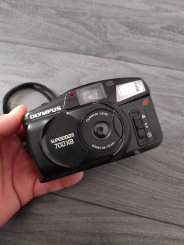 Olympus Superzoom 700XB Black Point & Shoot 35mm Film Camera