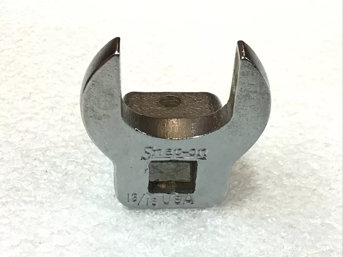 Snap On FC26 13 16 SAE Chrome 3 8 Dr. Open End Crowfoot Socket USA NOS