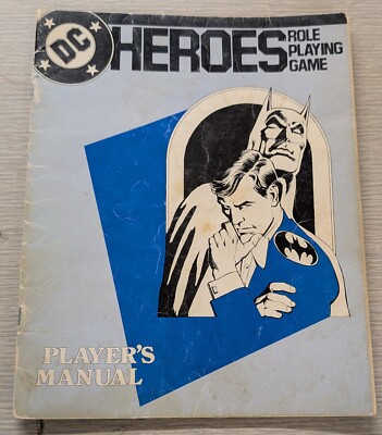 1985 DC Heroes Role Playing Game RPG Gamemaster's Manual, Mayfair games ...