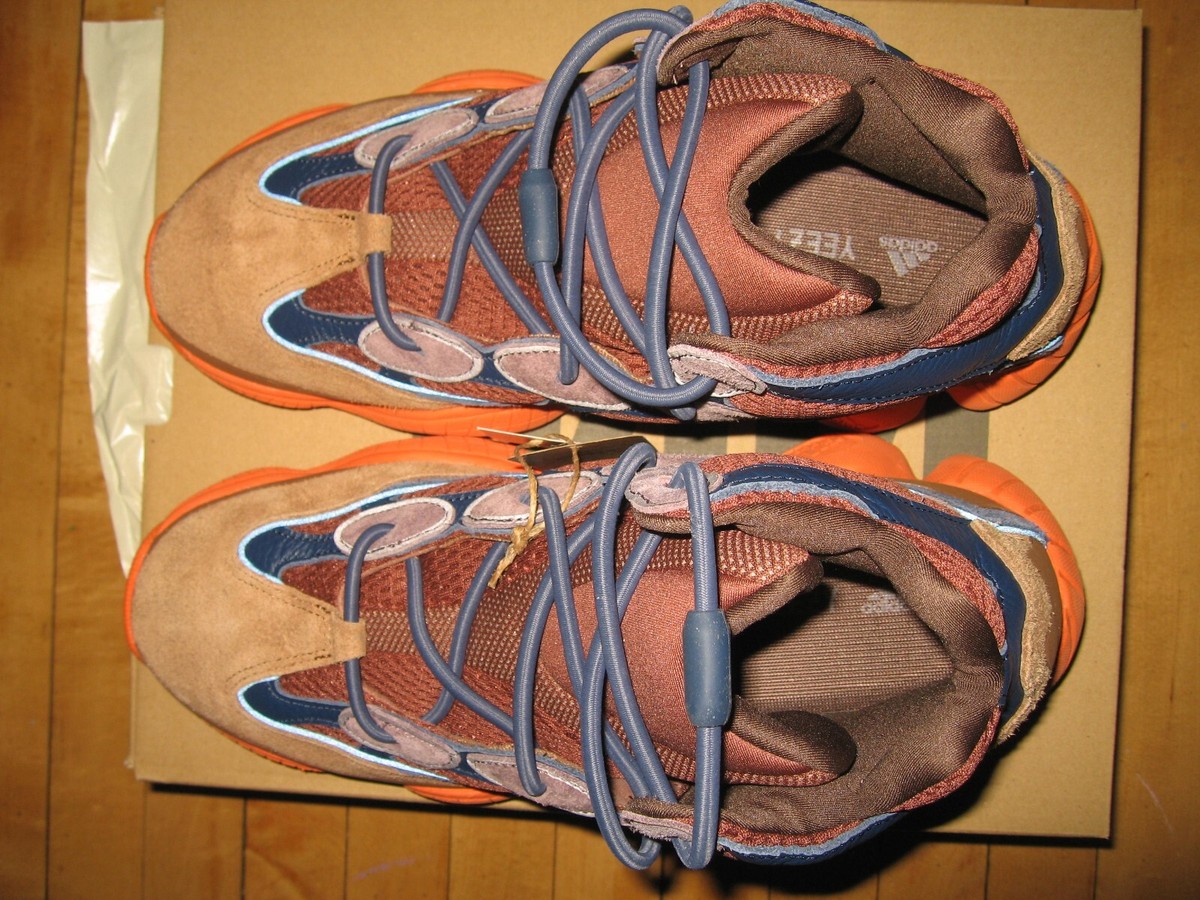 adidas gazelle silver green womens ADIDAS Yeezy 500 Grey w/ Orange Size EU 48 Sneakers