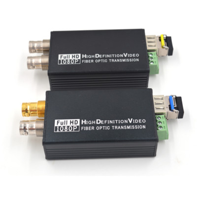 HD SDI over Fiber Optic Media Converters Full HD 1080P SFP LC Singlemode 20Km