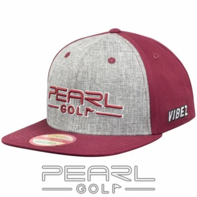 PEARLGOLF BASECAP - VIBEZ - NAPA RED - GOLFCAP - NEU