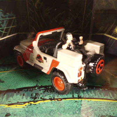 Hot Wheels RLC SDCC Exclusive Jurassic Park Jeep Wrangler & Dr