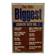 Various Artists : The 80's Biggest Country Hits, Vol. 1 Cassettes, 1995 MCA 