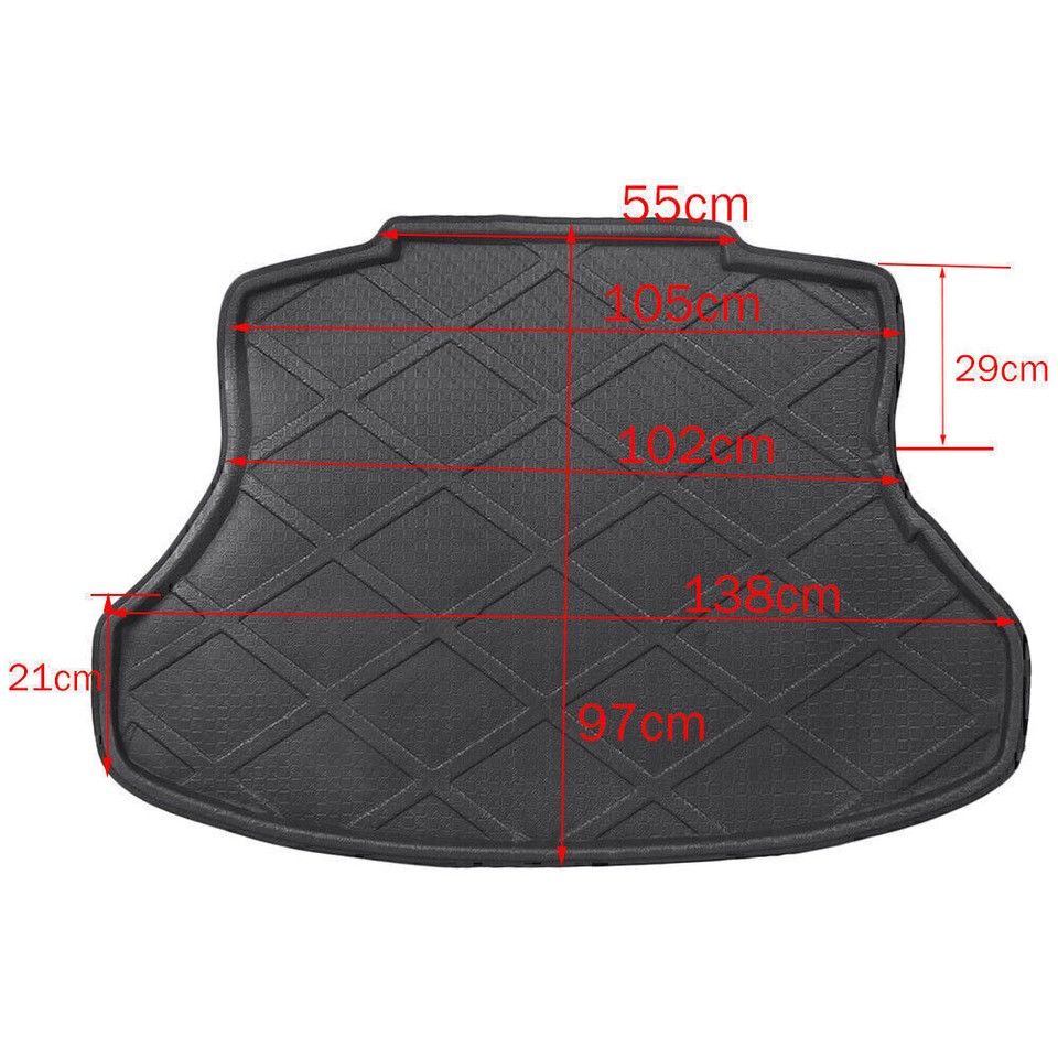 1pcs Boot Mat Rear Trunk Liner Cargo Floor Tray For Honda CIVIC Sedan