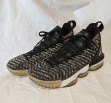 Lebron XVI 16 Youth Size 7.5 Black And White