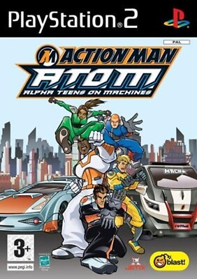 Action Man ATOM A.T.O.M. Alpha Teens On Machines PS2 PlayStation 2