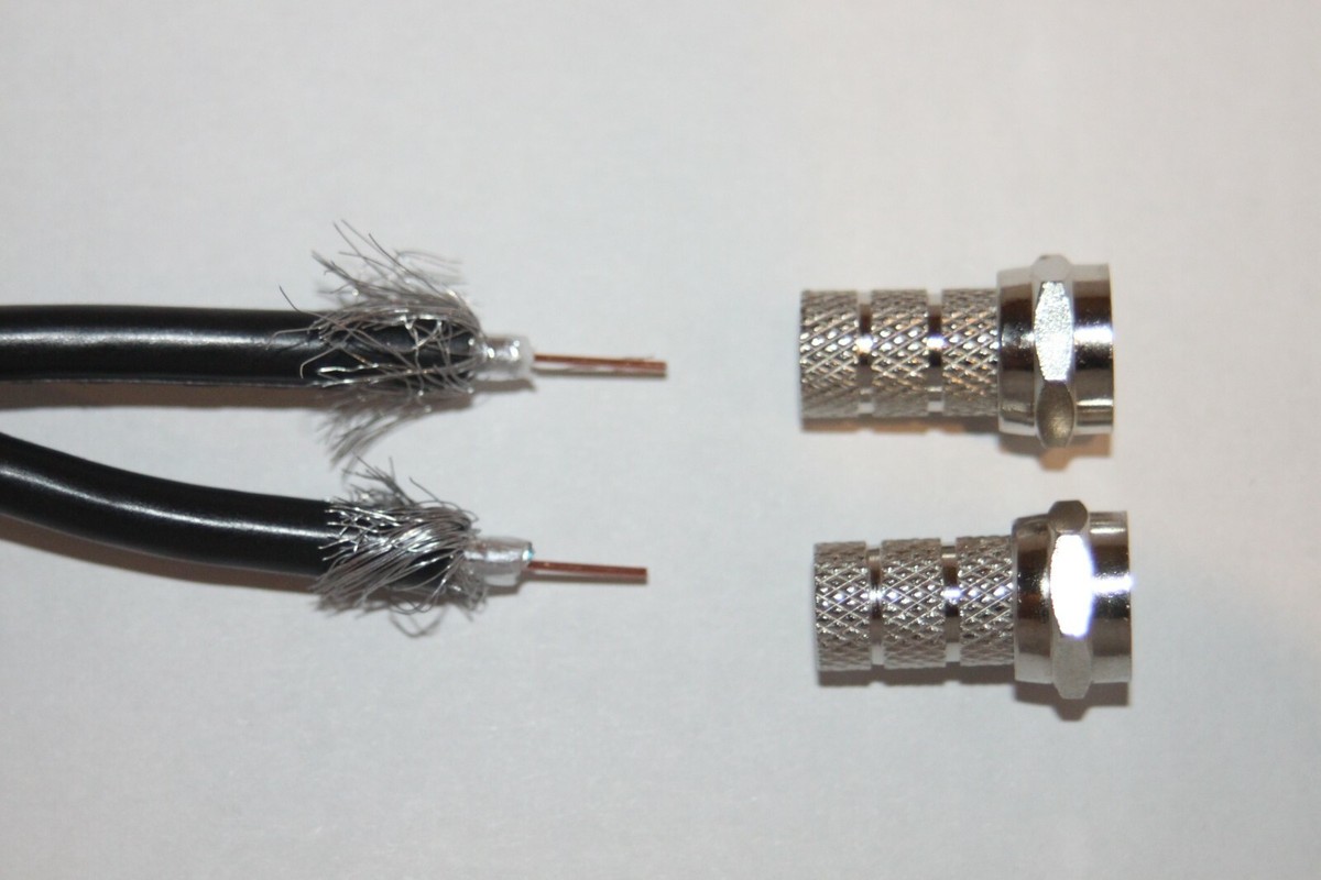 Involucro In Alluminio RF TV Antenna Satellite RG6 Cavo Coassiale 3C-2V F Cavo Coassiale Triplo Schermato 9.5mm Sat Cavo Coassiale