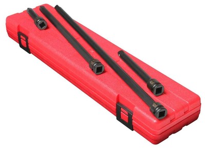 SUNEX TOOLS 3500 3/8-Inch Drive Impact Extension Set, 4-Piece