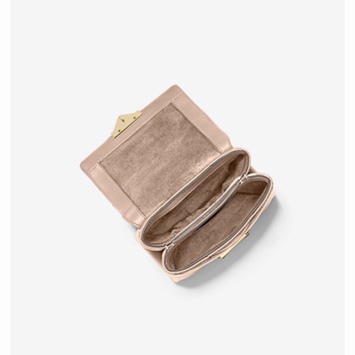 Michael Kors Cece ExtraSmall Quilted Leather Crossbody Bag Soft Pink