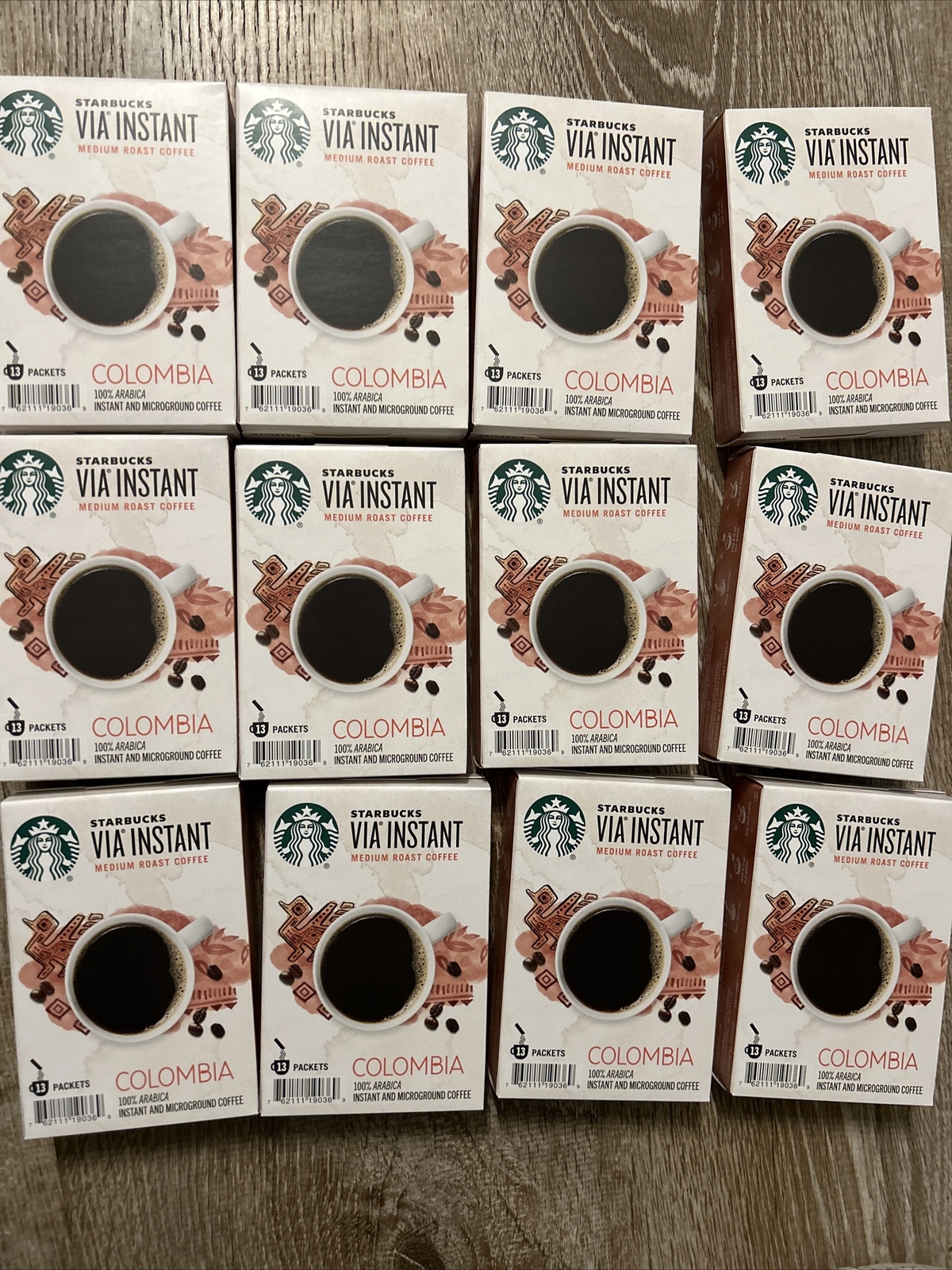 Starbucks VIA Instant Coffee Colombia 12 BOXES 156 PACKETS06/2024 eBay