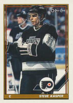 1991-92 O-Pee-Chee #302 STEVE KASPER - Los Angeles Kings