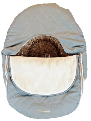 JJ Cole Collection Infant Car Seat Cover for Cold Weather Sage Green Color 