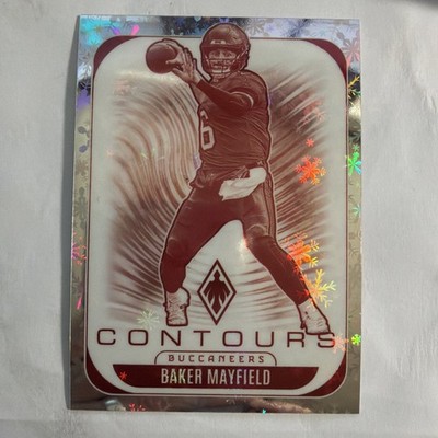2025 Panini Phoenix - Contours Baker Mayfield #30 Silver Winter /199
