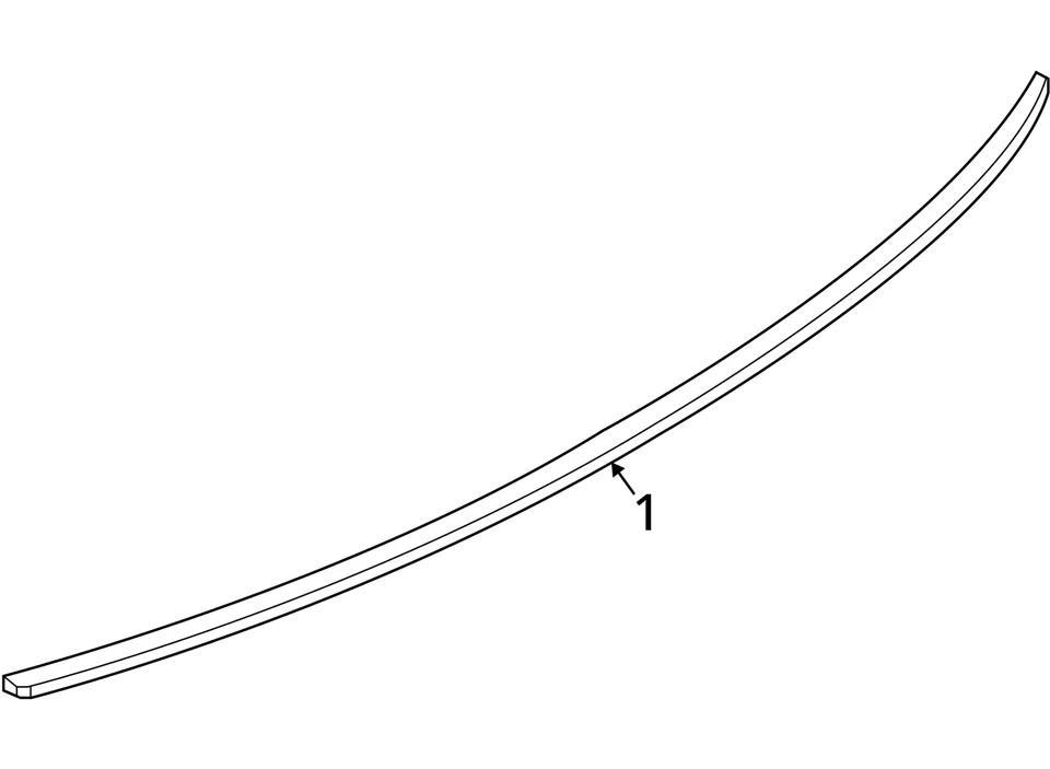 2014-2016 BMW 228I F22 COUPE TRUNK DECKLID CARBON FIBER SPOILER *NOTE* - Image 4 of 4