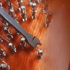 Dulcimer Tone Tuning Wrench with Storage Box Ergonomic Instrument Tuner Tool