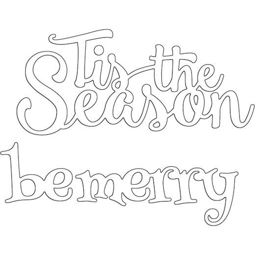 Penny Black Creative Cutting Die - Tis The Season 51-382