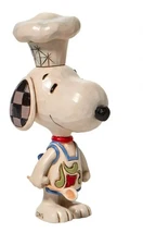Peanuts by Jim Shore 6010120 MINI SNOOPY CHEF Resin Figurine