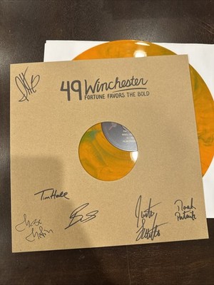 49 Winchester Fortune Favors The Bold Test Pressing Autograph Signed Country