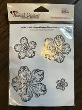 Heartfelt Creations Open Vintage Floret PreCut Stamp Set HCPC-3500