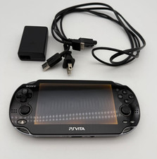 PlayStation Vita PCH-1100 Wi-Fi OLED with Charger Black SONY Toy game console