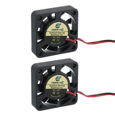 2 Pcs 3D Printer 4010 Cooling Fan, 24V 6000RPM 40x40x10mm Hydraulic Bearing