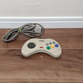 SEGA Saturn Console white Model Controller AV and Power Cables Tested Working