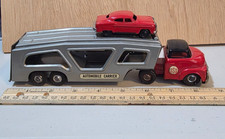 SSS Japanese Tin Friction Car Carrier/Transport w/ 1 Car