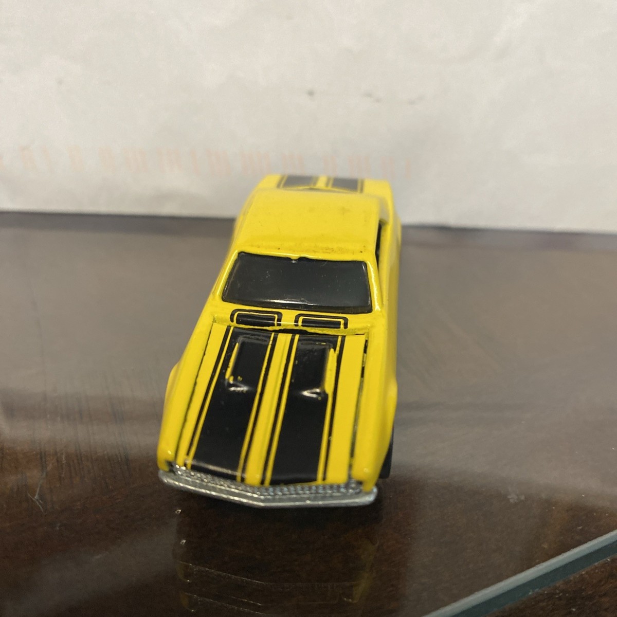 Hot Wheels '67 Camaro Yellow Hood Opens Black Racing Stripes