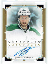 15-16 UD Upper Deck Artifacts Autofacts  Patrik Nemeth  Auto