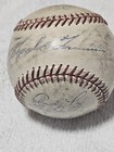 Official 1948 CHICAGO CUBS stamped AUTOGRAPH BASEBALL 78 YEAR OLD BALL — photo 10