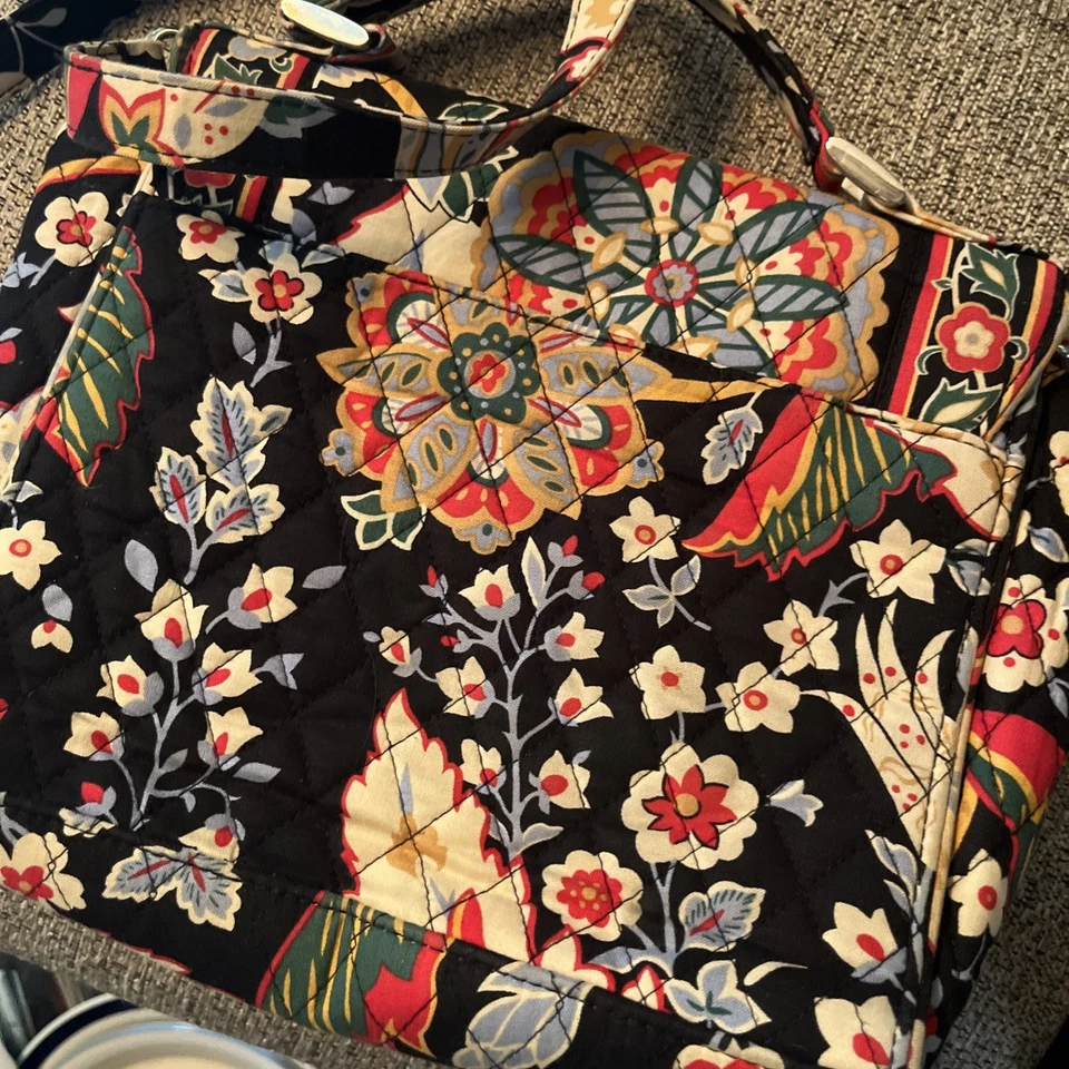 Vera Bradley Versailles Quilted Messenger Laptop Bag with Shoulder Strap - Image 2 of 3