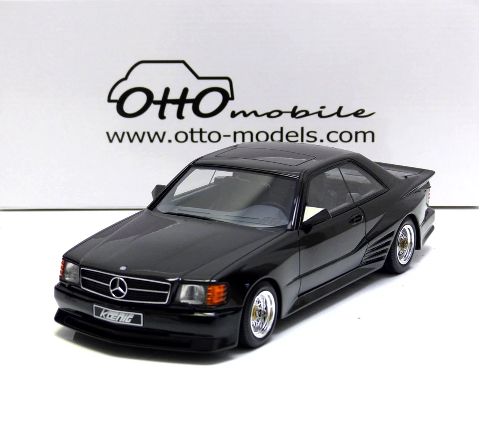 Mercedes Koenig Specials 560 Sec W126 1992 Nero/Argento Cerchioni 1:18 OT1134 - Immagine 2 di 4