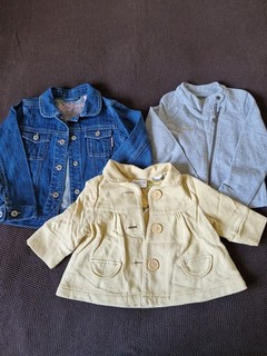 Girl's Bundle Of 3 Jackets Age 4 Years Old Oshkosh Next Arabella Addison