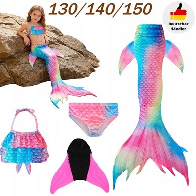 Für Kinder Meerjungfrau Flossen Schwanz Schwimmflosse Monoflosse Schwimmen Gift