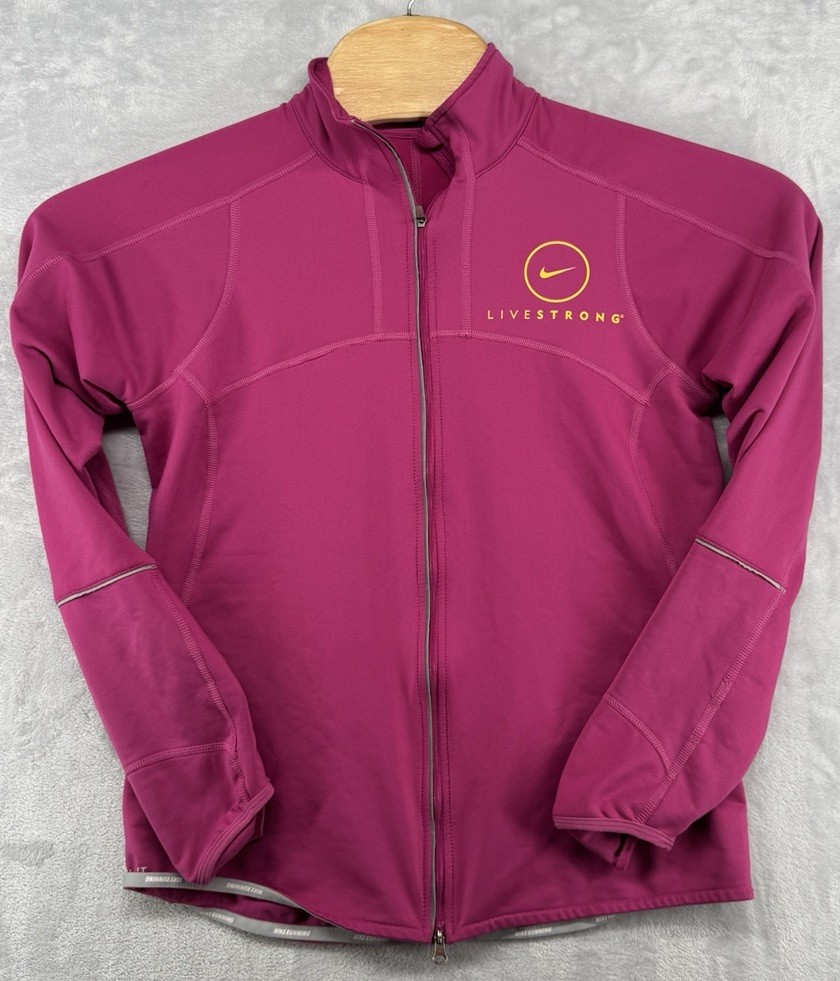 SACAI X NIKE Nike Livestrong Giacca Running Full Zip Accenti Riflettenti Rosa Donna Medium