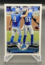 2013 Topps - Team Leaders Matthew Stafford / Calvin Johnson #97 - Detroit Lions