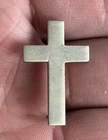 WWII WW2 Era US Army Chaplain Cross Insignia Military Pin Meyer Hallmark