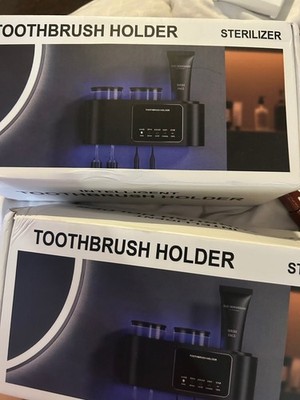 Electric Toothbrush Holder with Sterilizer and UV Sanitizer