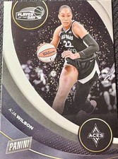 A’ja Wilson 2025 Panini Player of the Day #7 Base Card – Collectible WNBA Card
