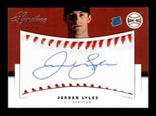 2012 Panini Signature Series #125 Jordan Lyles Rookies Game Ball /299