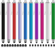 Stylus Pens for Touch Screens, Stylushome 10 Pack 0.24" 0.36" High Sensitivity S