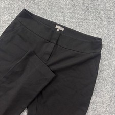 Vince Camuto Dress Pants 10 Black Straight Leg Slim Fit Office Trousers Womens