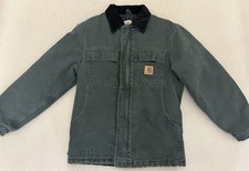 Carhartt Men  s Jacket, Regular Small, Moss Green, C26