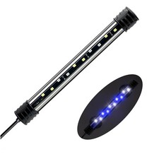 3W LED Aquarium Light Underwater USB Fish Tank White Blue Submersible 7 Inch