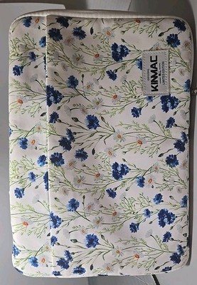 Kinmac Laptop Tablet Sleeve Padded Case Flower pattern  10x 14 inches